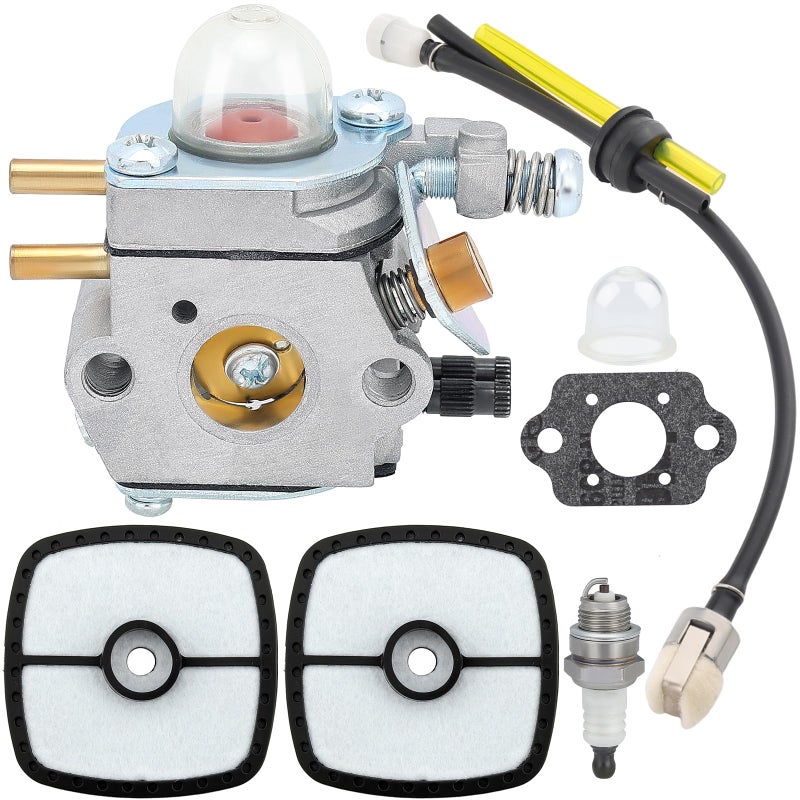 Powtol SRM 2100 Carburetor for Echo SRM 2400 SRM-2100 SRM2100 GT2000 PE2000 SRM2400 PE2400 GT2000R PPF2100 PPT2100 SRM2110 PP1200 PP800 PAS2000 String Trimmer Replace C1U-K52 - Image 1